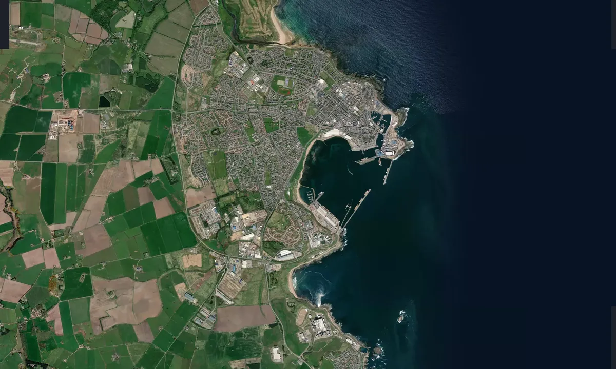 Flyfoto av Peterhead Bay Marina - Aberdeenshire