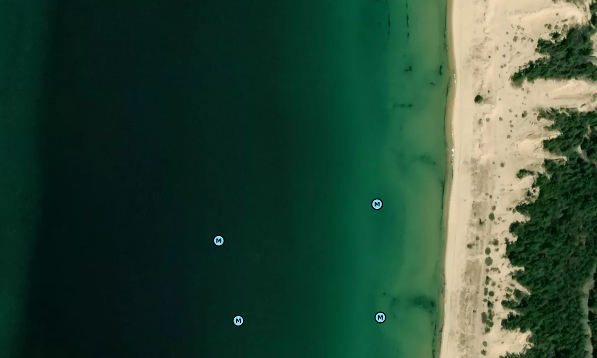 Satelite image of Petoskey State Park