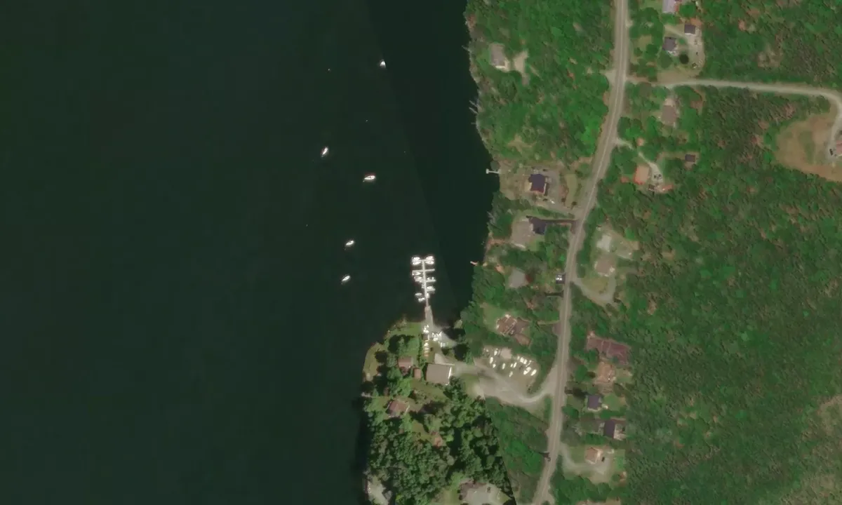 Satelite image of Petpeswick Yacht Club