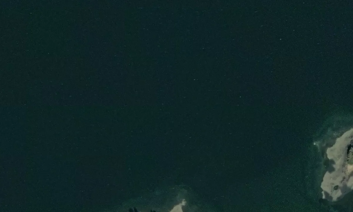 Satelite image of Petrof Bay