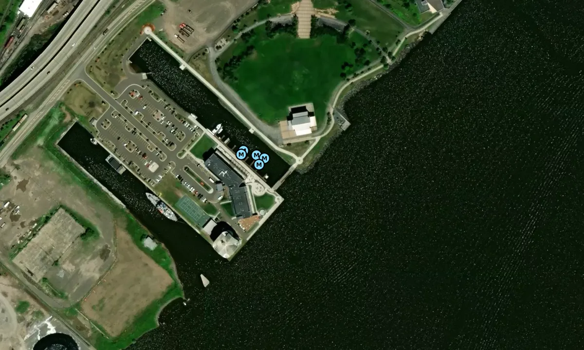 Satelite image of Pier B Resort