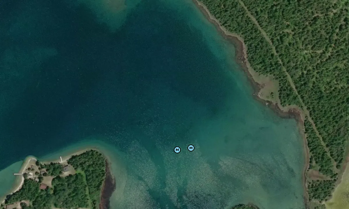 Satelite image of Pike Bay Harbor