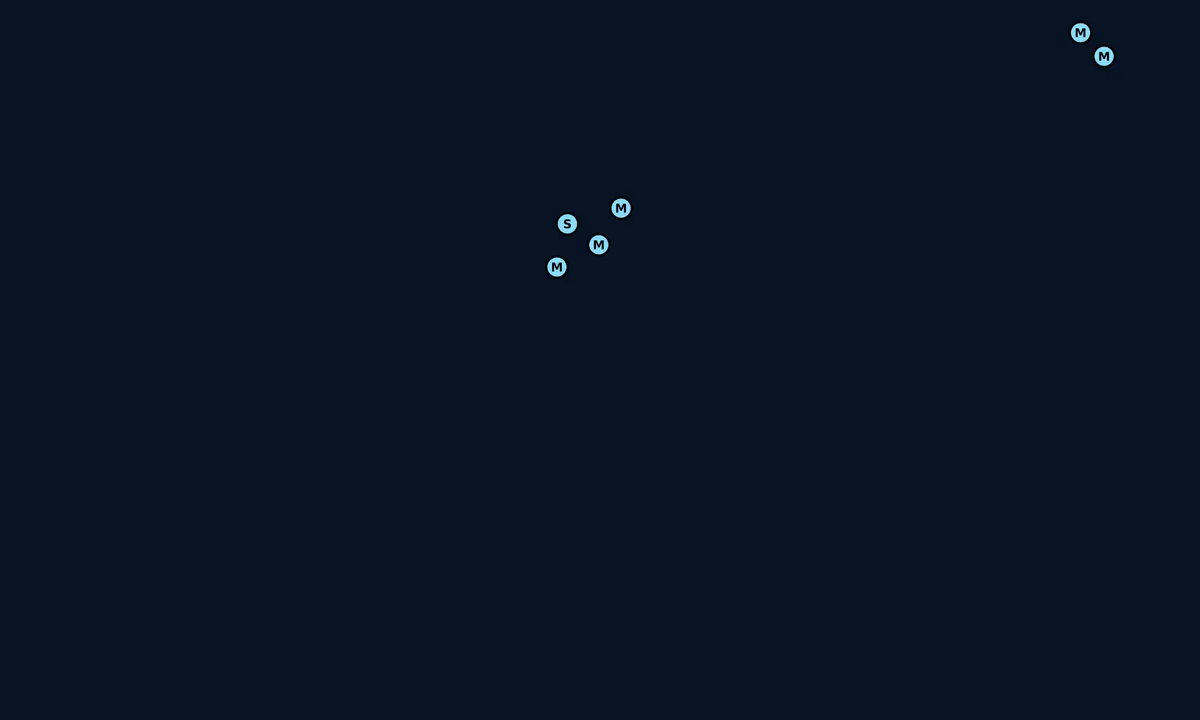 Satelite image of Pikes Bay