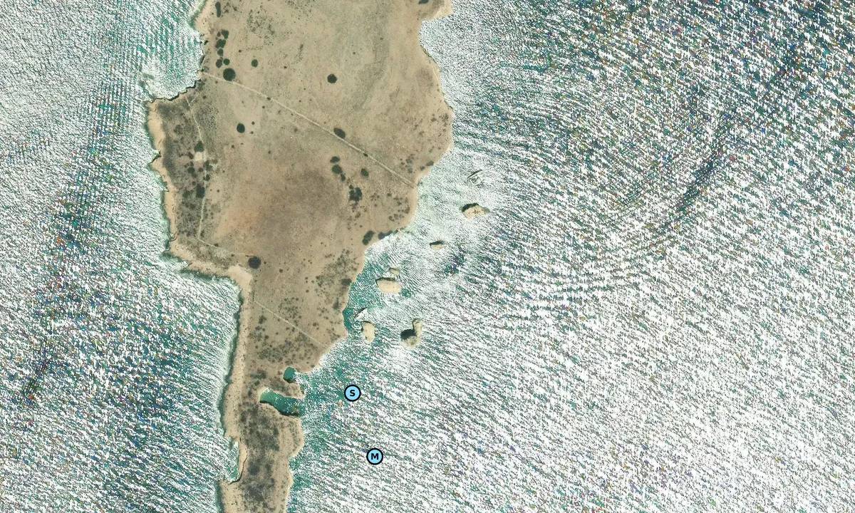 Satelite image of Pillars of Glaronisi
