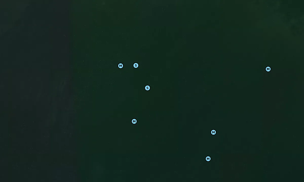 Satelite image of Piney Point Bight