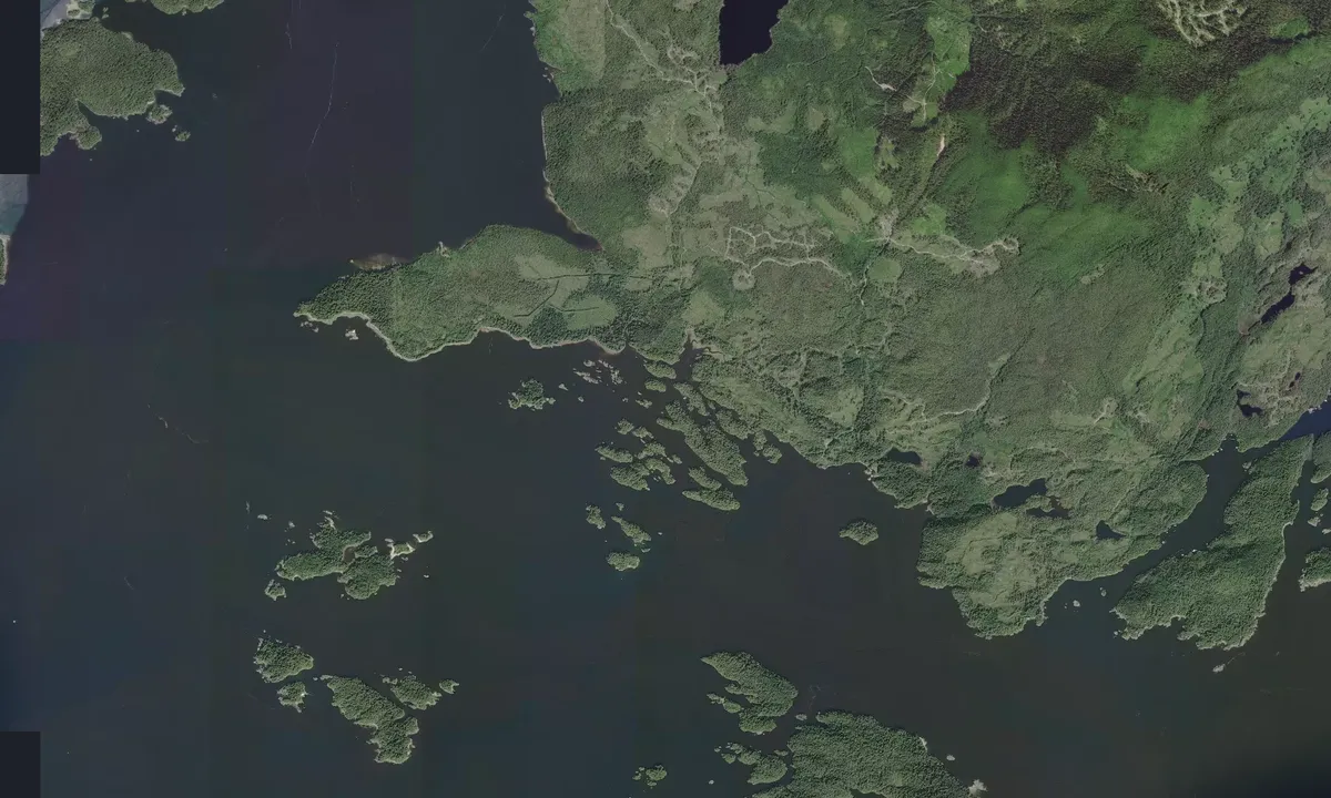 Flyfoto av Pinkerton Islands