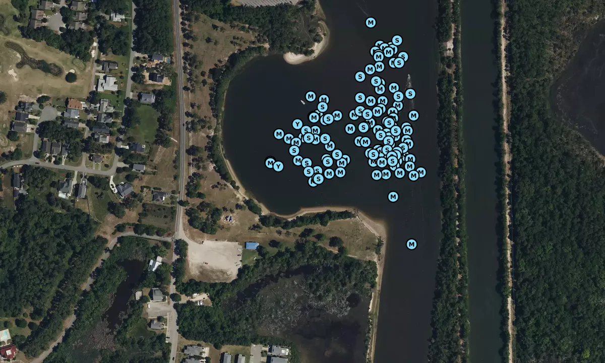 Satelite image of Pipeline canal basin
