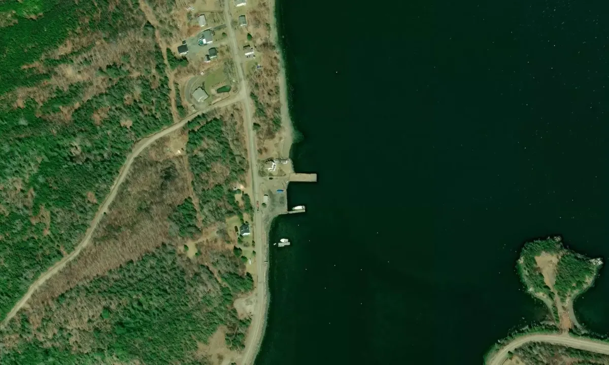 Satelite image of Pirate Harbour Marina