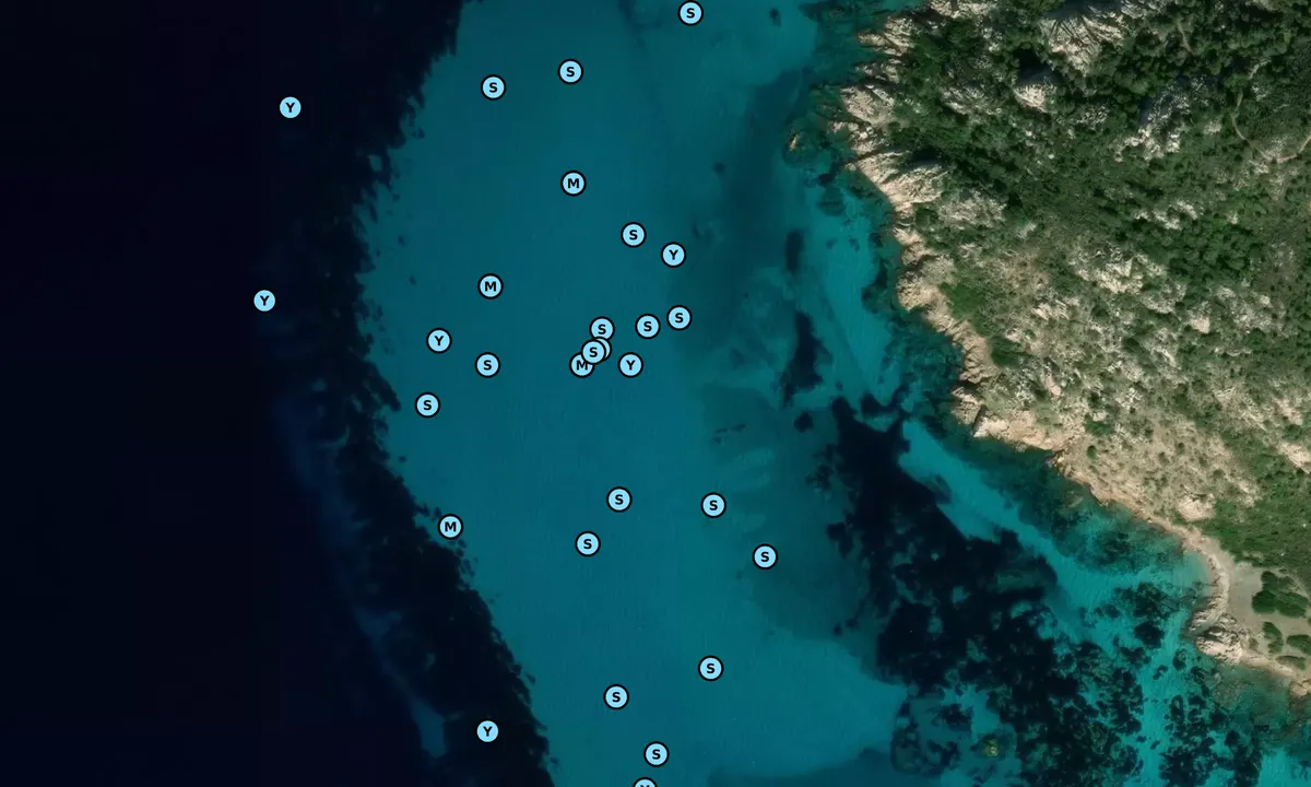 Satelite image of Piscine di Molara
