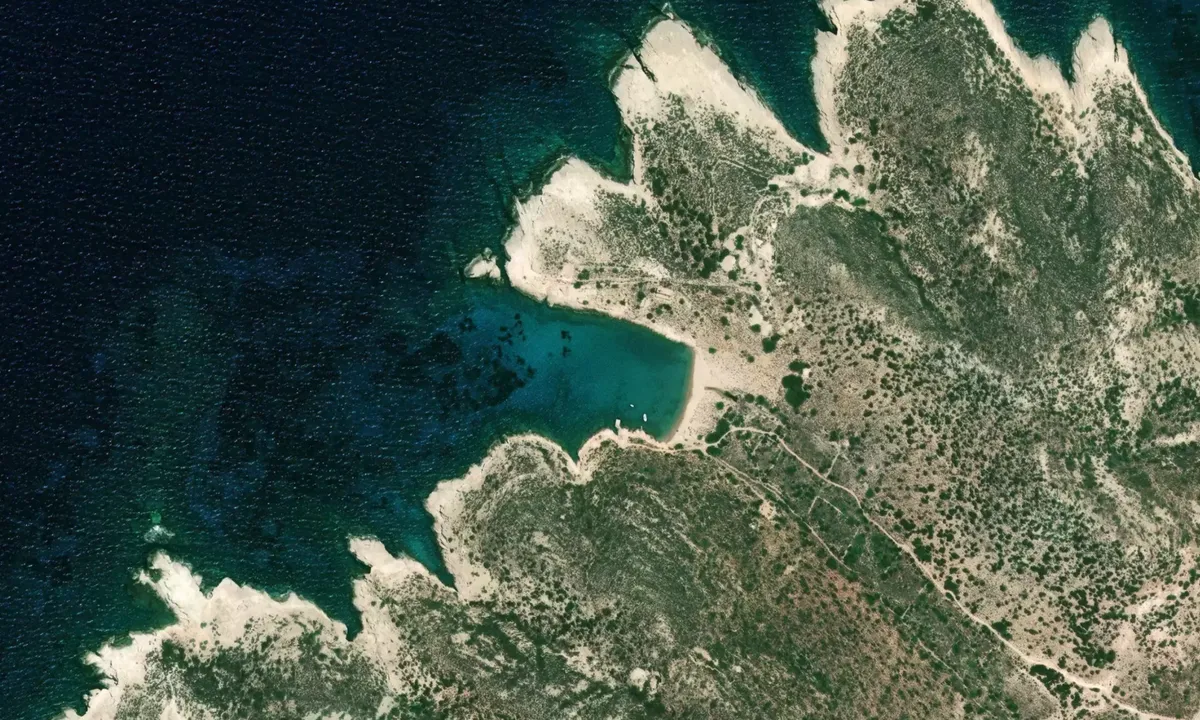 Flyfoto av Pisina Beach