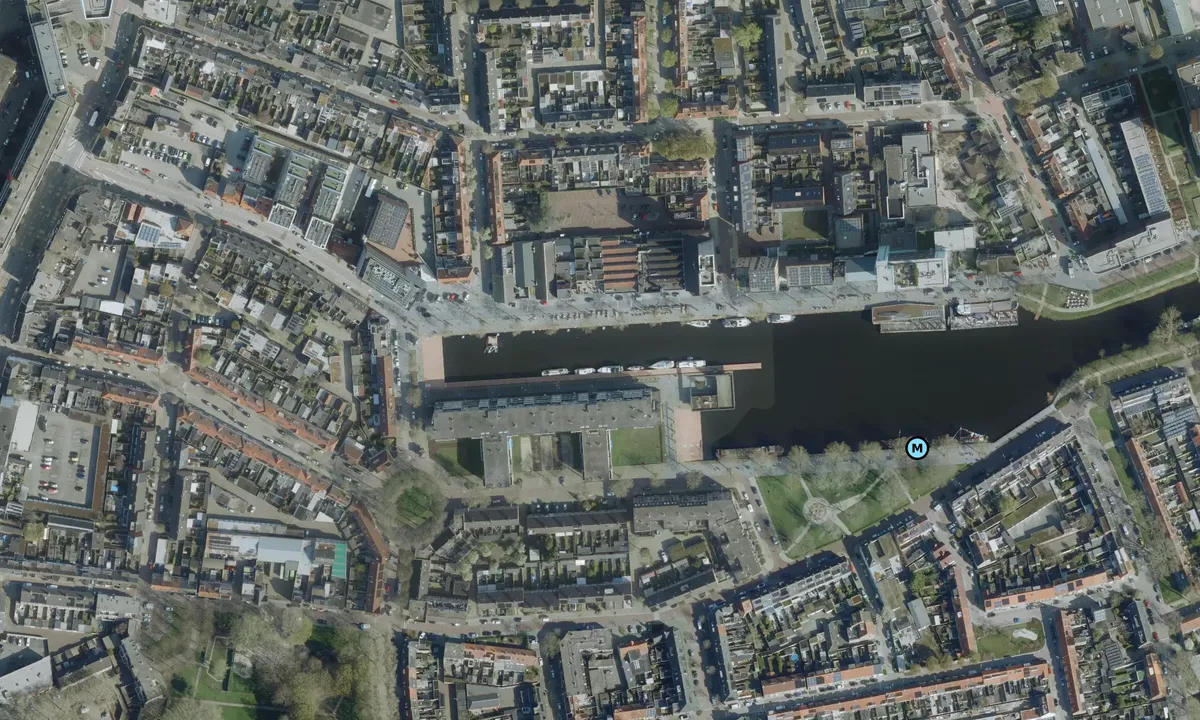 Satelite image of Piushaven Tilburg