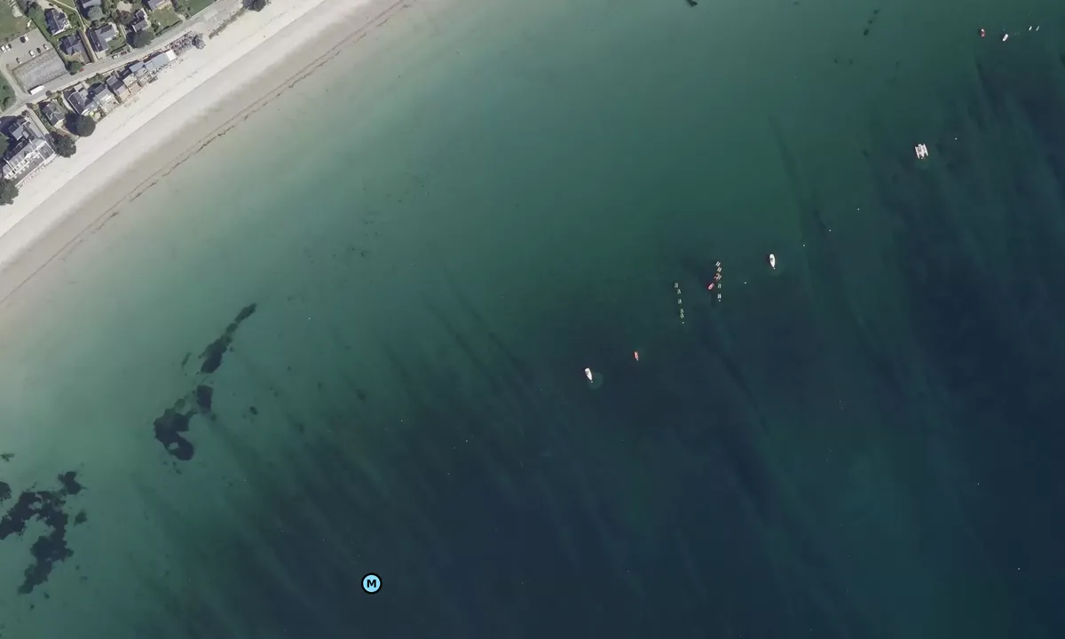 Satelite image of Plage de Cap-Coz