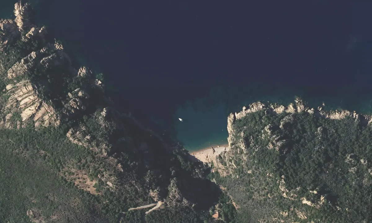 Flyfoto av Plage de Ficajola