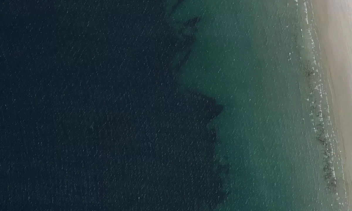 Satelite image of Plage de Isthme
