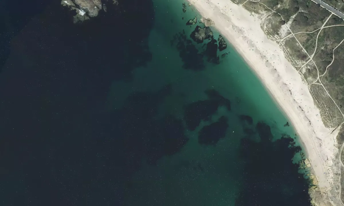 Flyfoto av Plage de Kaolins