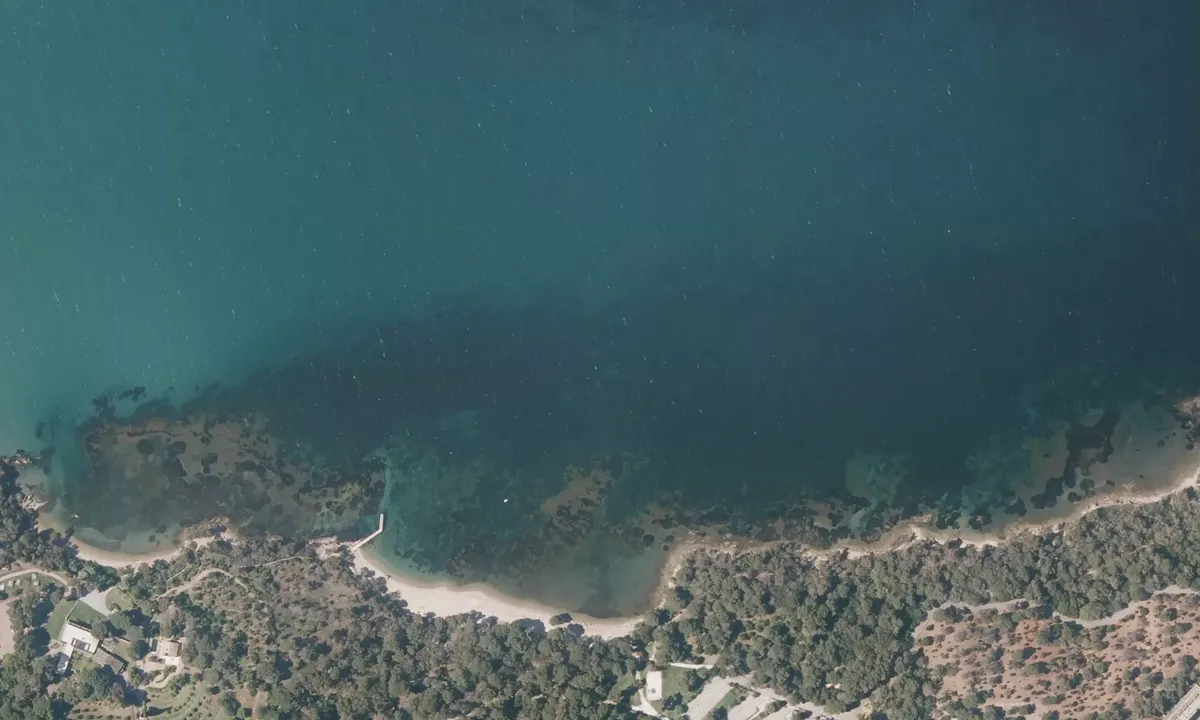 Flyfoto av Plage de la Baume