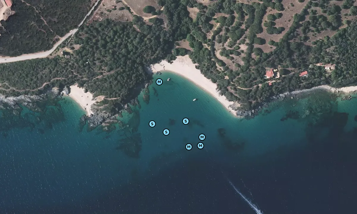 Satelite image of Plage de la Calanca