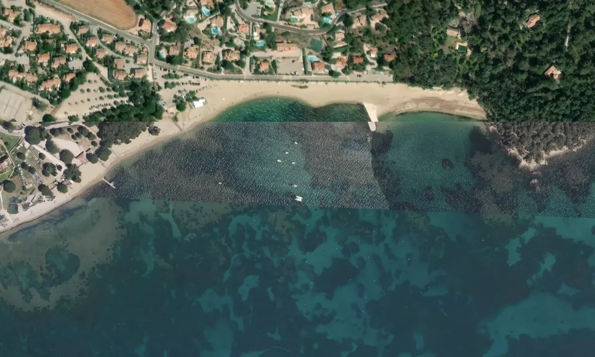 Flyfoto av Plage de l'Argentière
