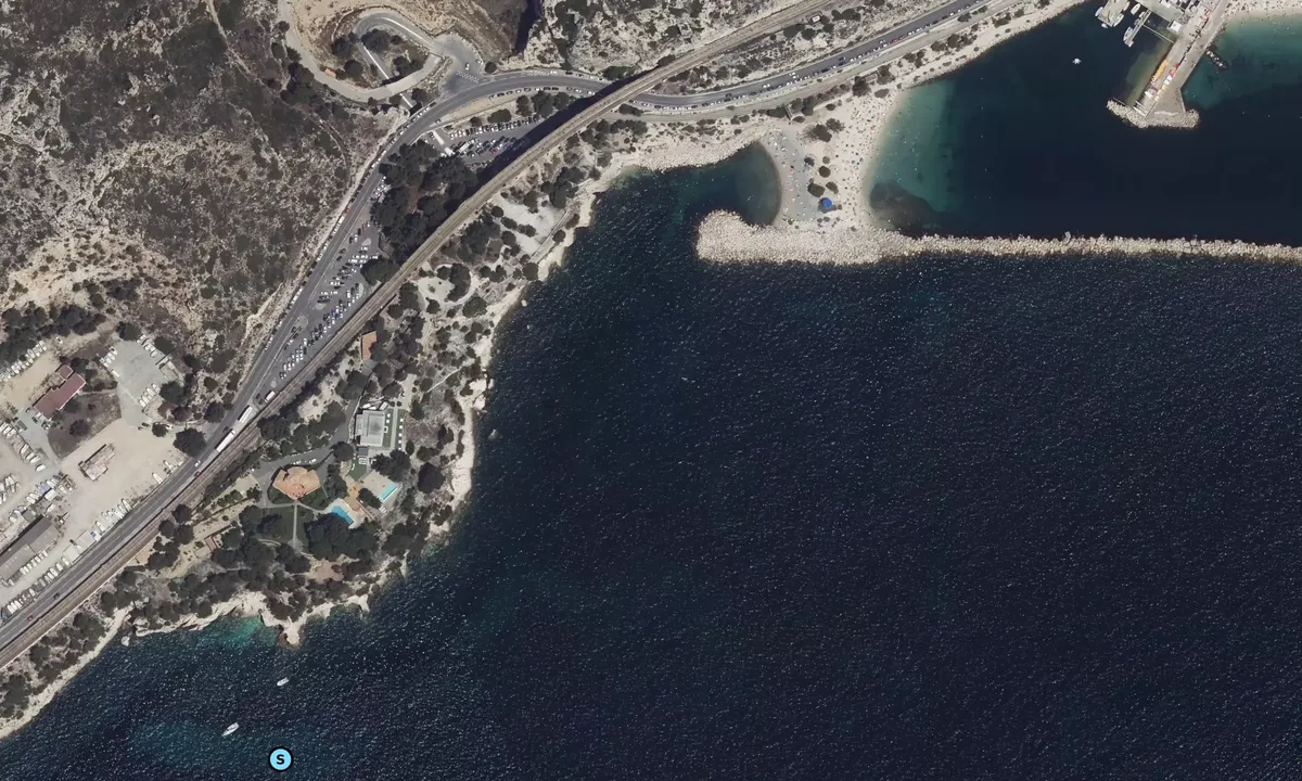 Satelite image of Plage de L'Estaque
