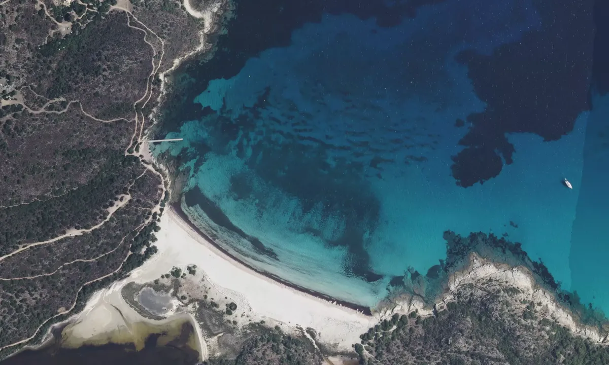 Flyfoto av Plage de Loto