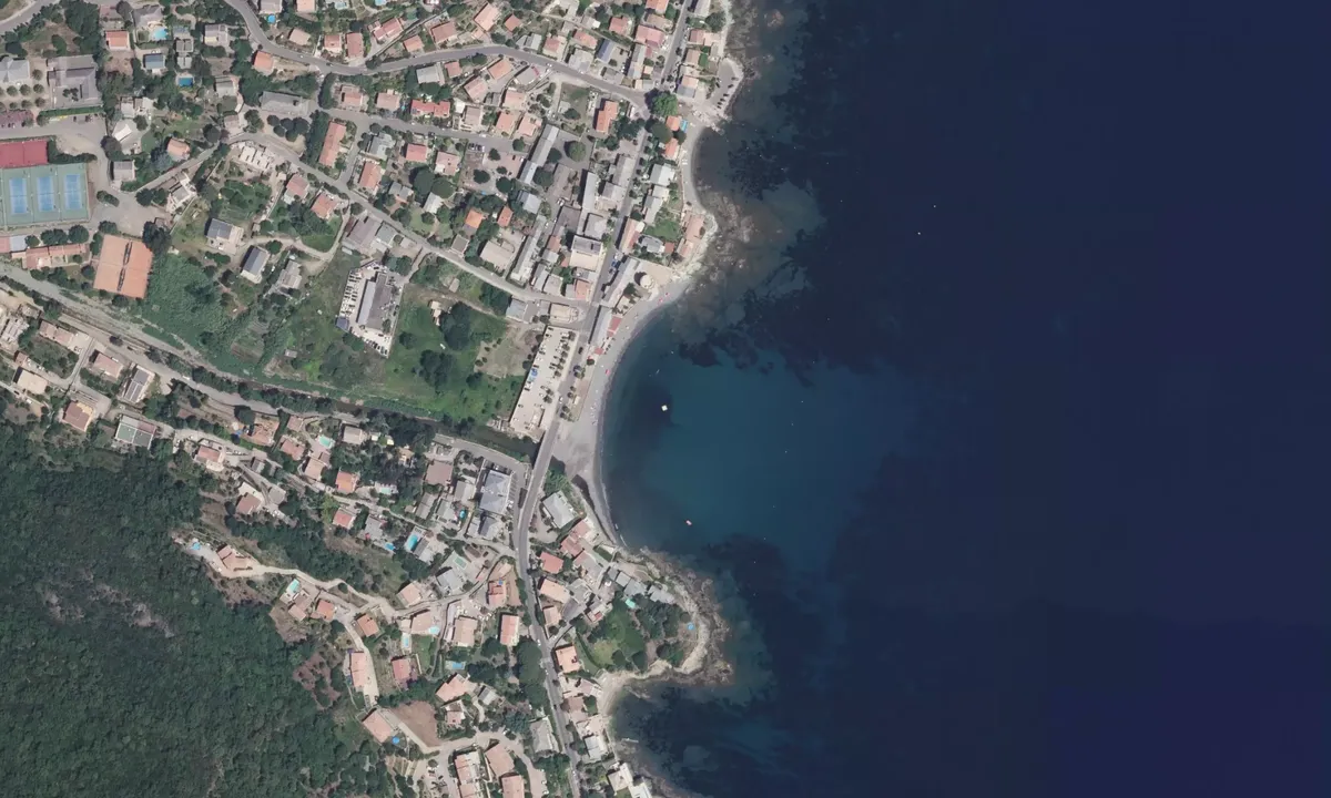 Flyfoto av Plage de Miomo