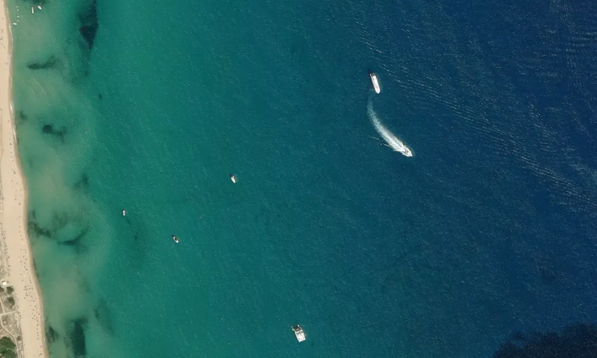 Flyfoto av Plage de Pampelonne