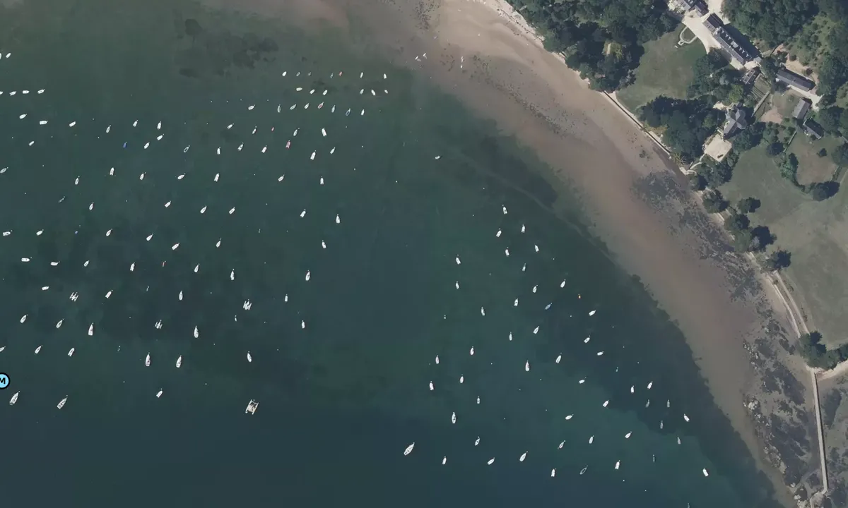 Satelite image of Plage de Penboc'h