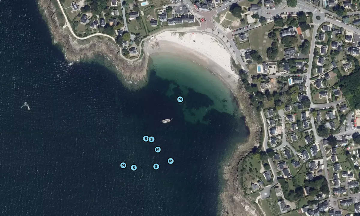 Satelite image of Plage de Port Navalo