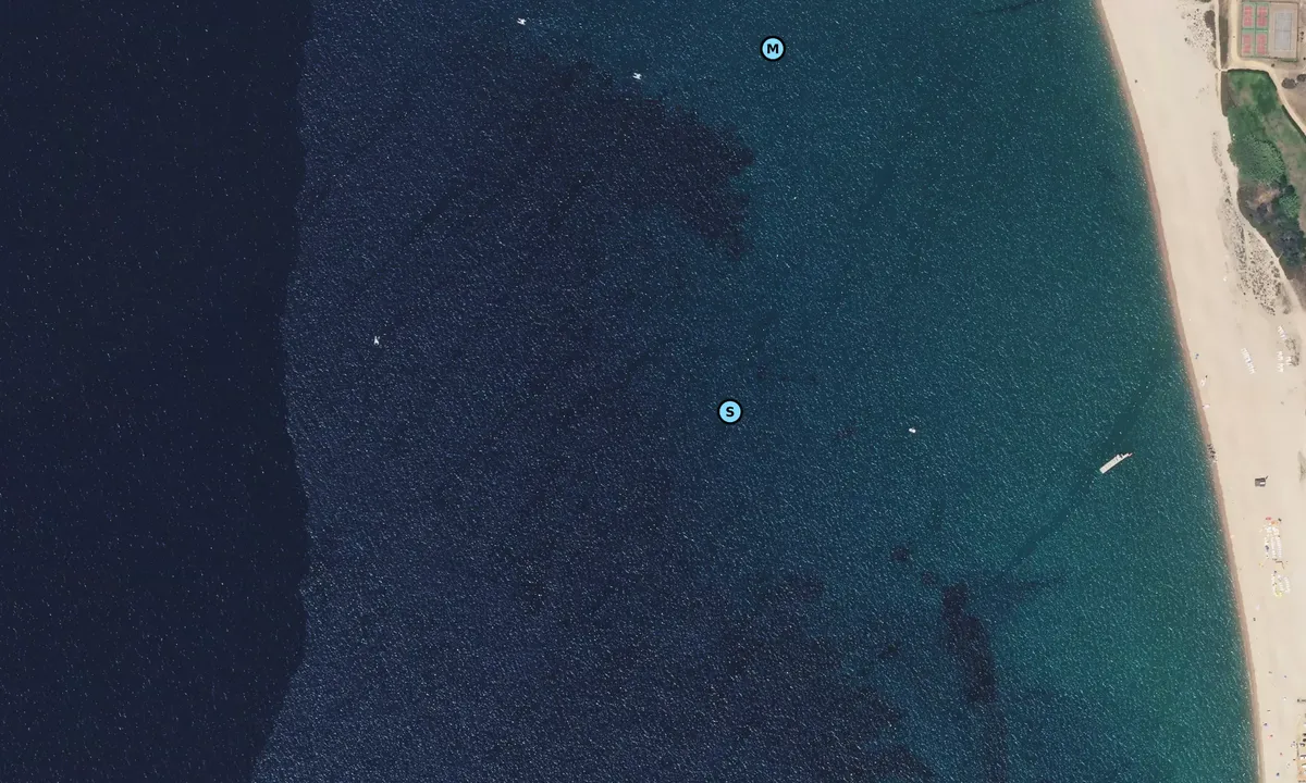 Satelite image of Plage de Porticcio