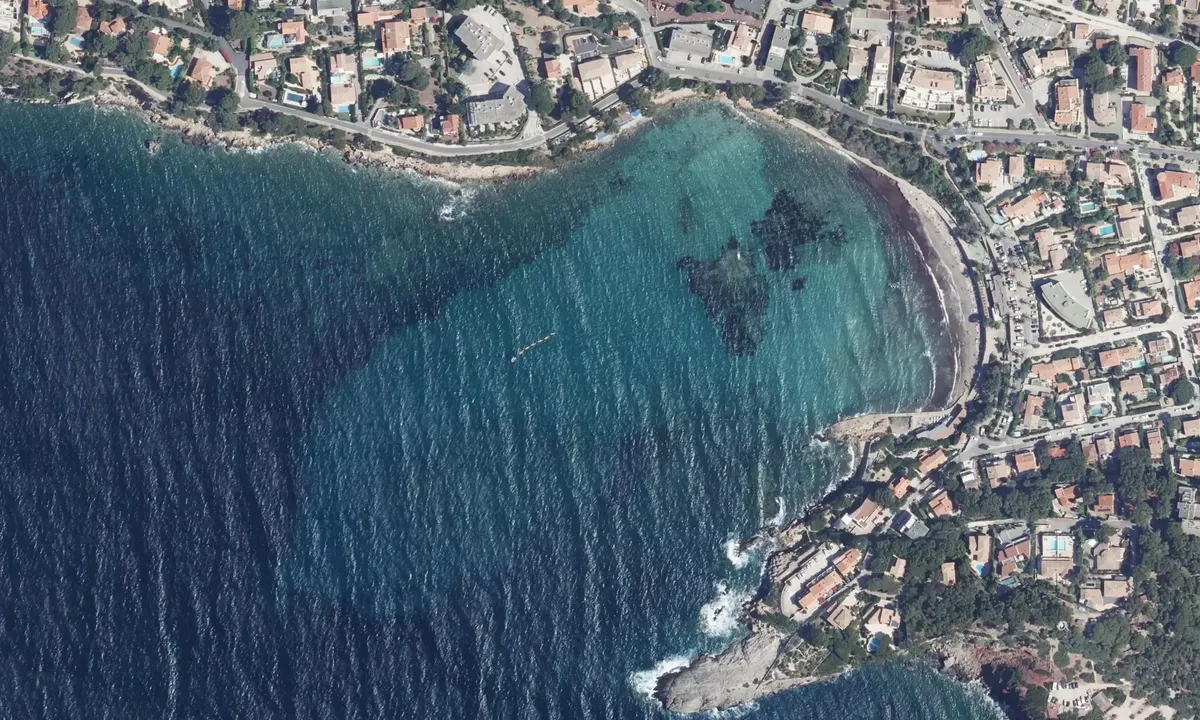Satelite image of Plage de Portisol