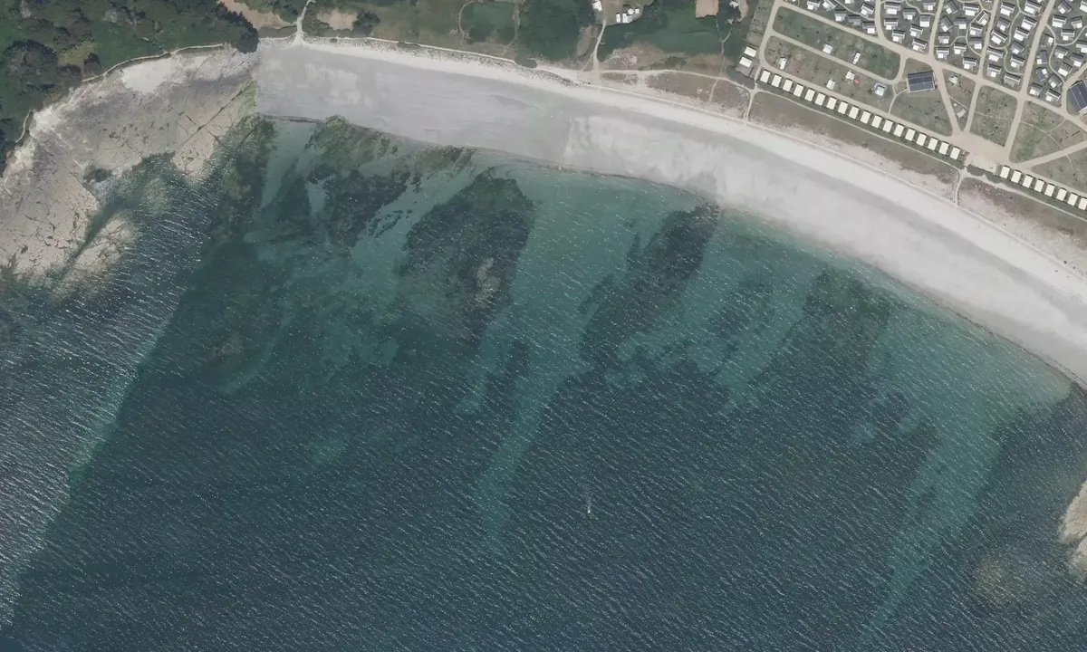 Satelite image of Plage de Saint-Jacques