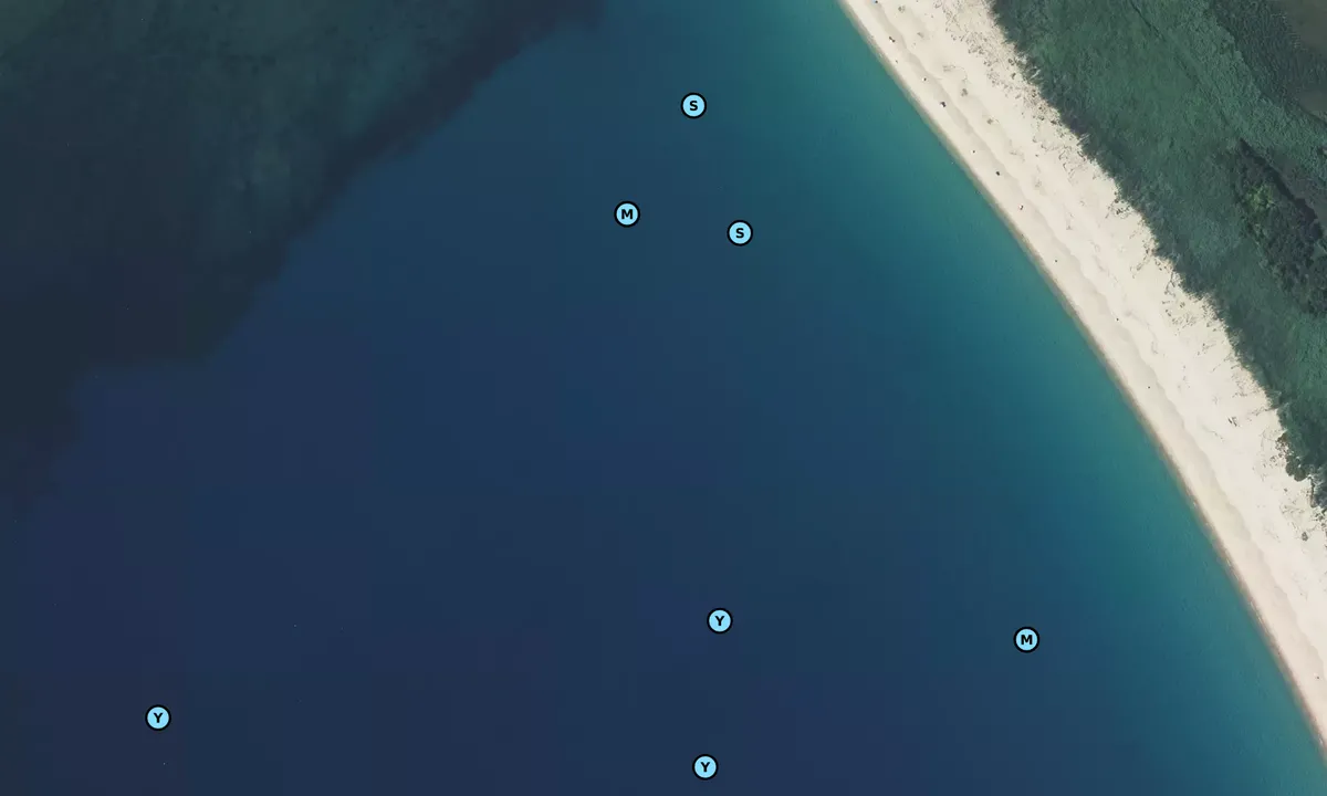 Satelite image of Plage de Saint Joseph