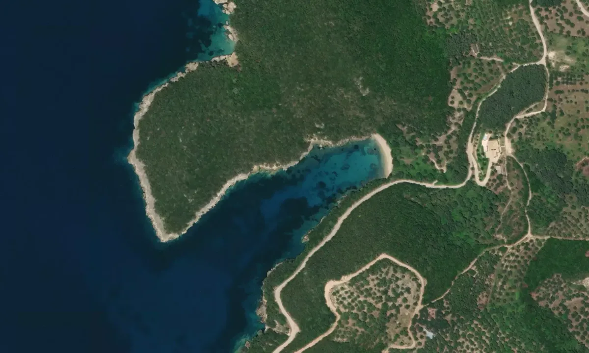 Flyfoto av Plage de Stavrolimena