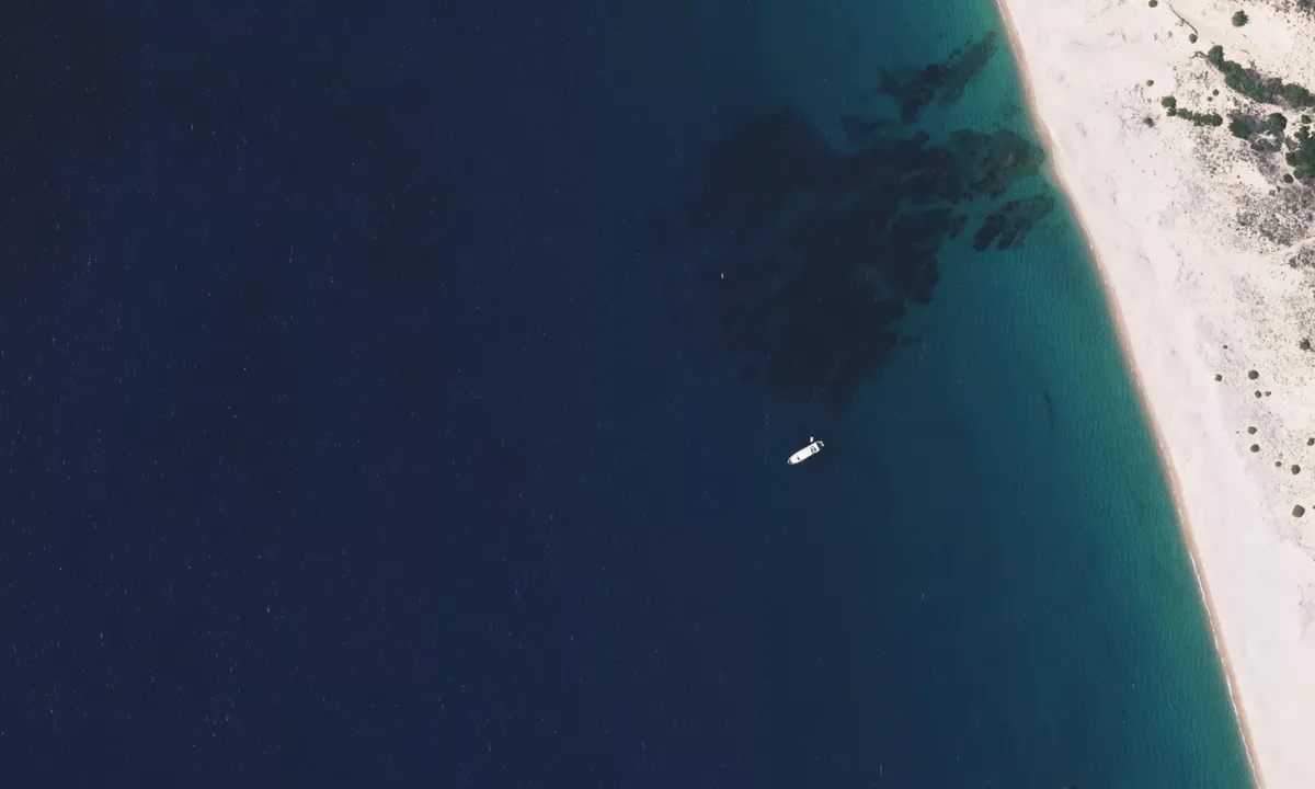 Flyfoto av Plage d'Erbaju