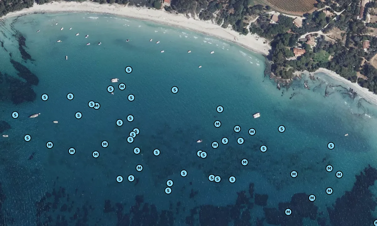 Satelite image of Plage du Grand Jardin