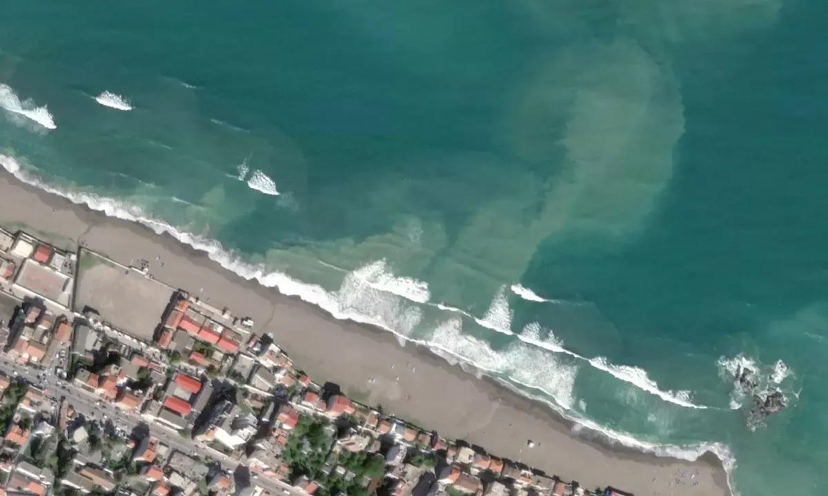 Satelite image of Plages des Villas