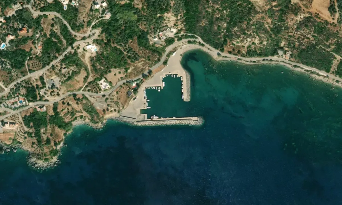 Flyfoto av Plakias Marina