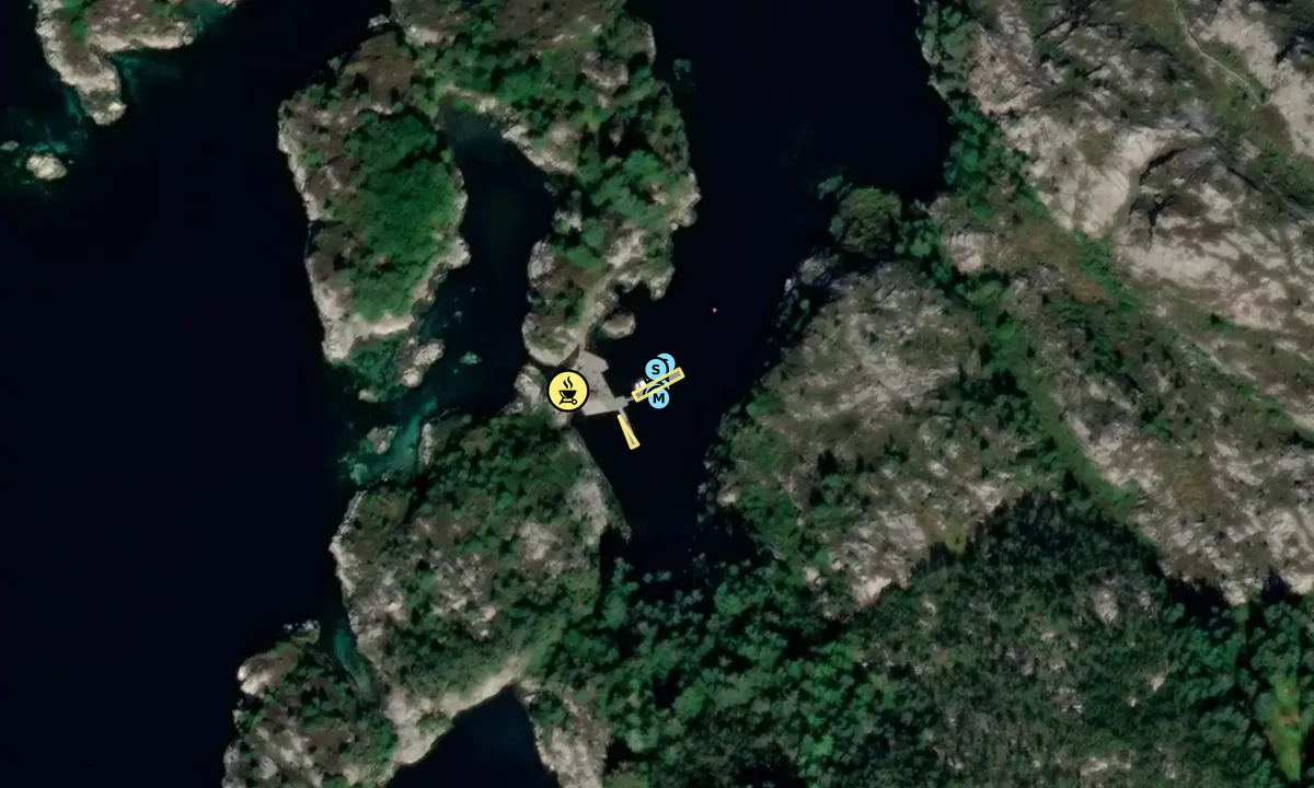 Satelite image of Plassaholmen