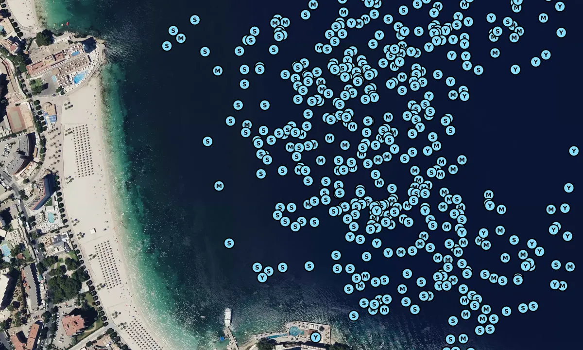 Satelite image of Platja de Son Maties