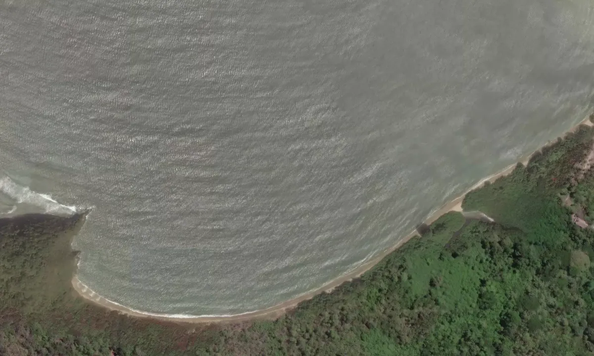 Satelite image of Playa Cinto