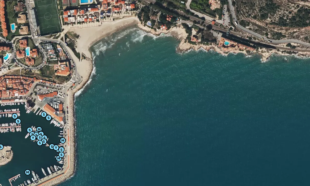 Satelite image of Playa de la Marina