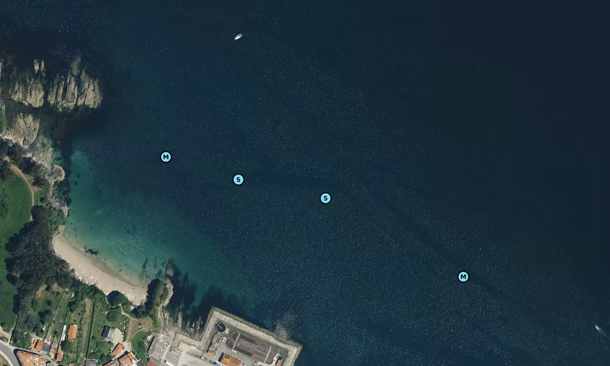 Satelite image of Playa de Morazón