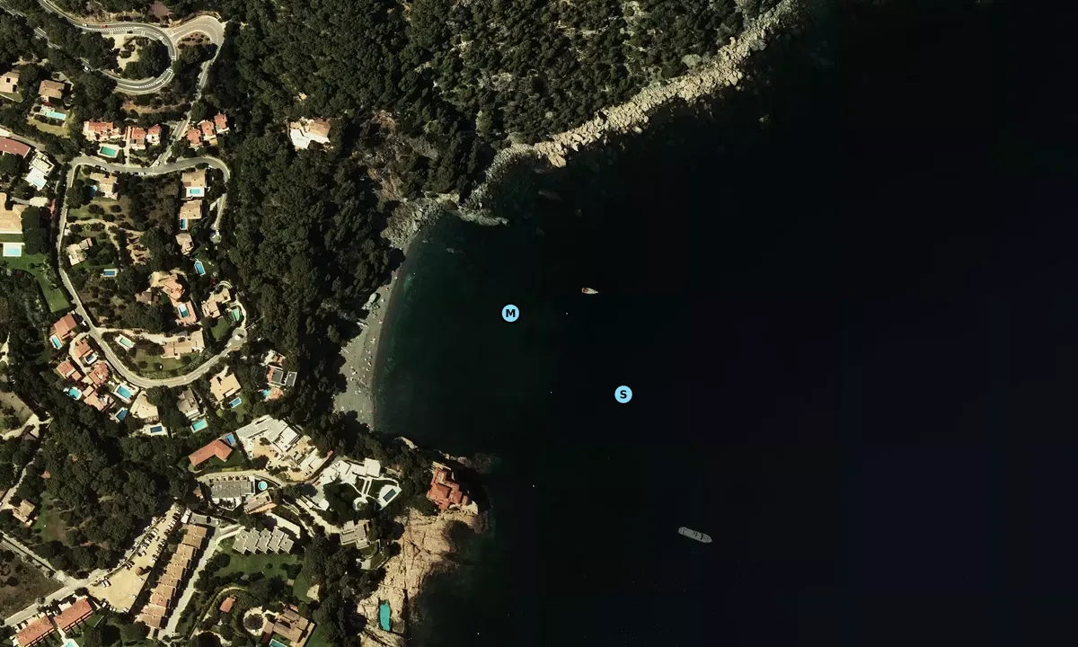 Satelite image of Playa Fonda
