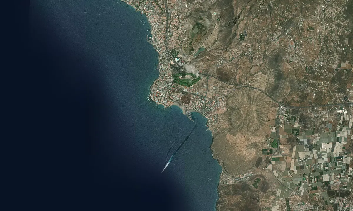 Flyfoto av Playa las Vistas
