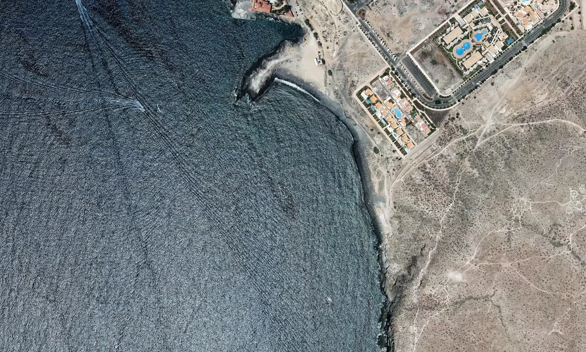 Flyfoto av Playa Los Callados