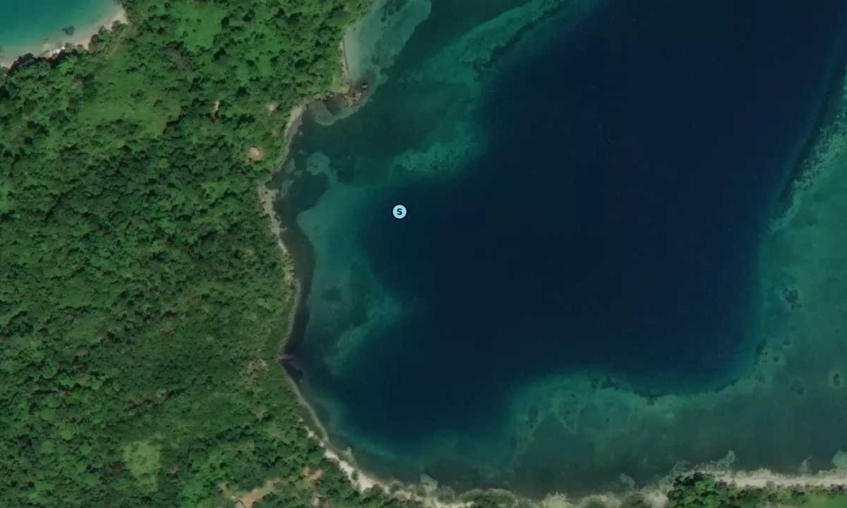 Satelite image of Playa Raya