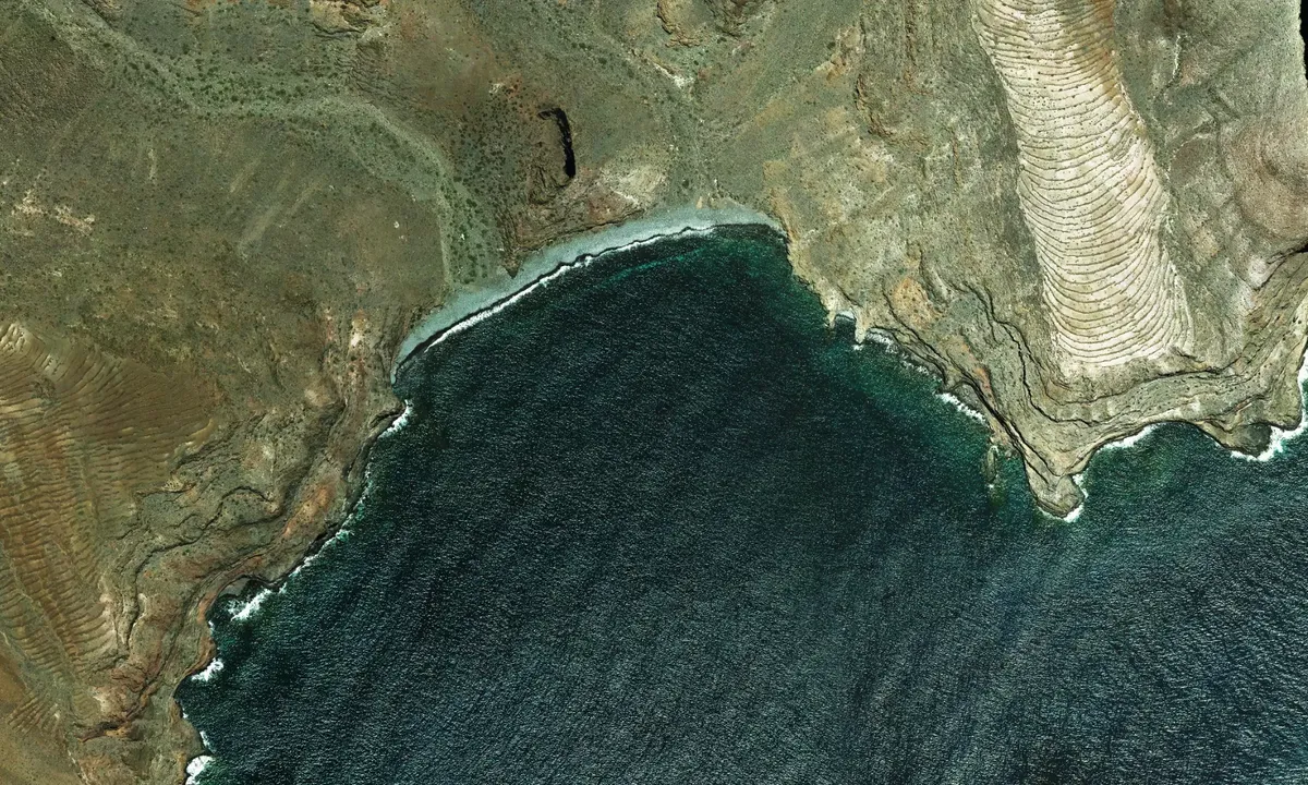Flyfoto av Playa Roja