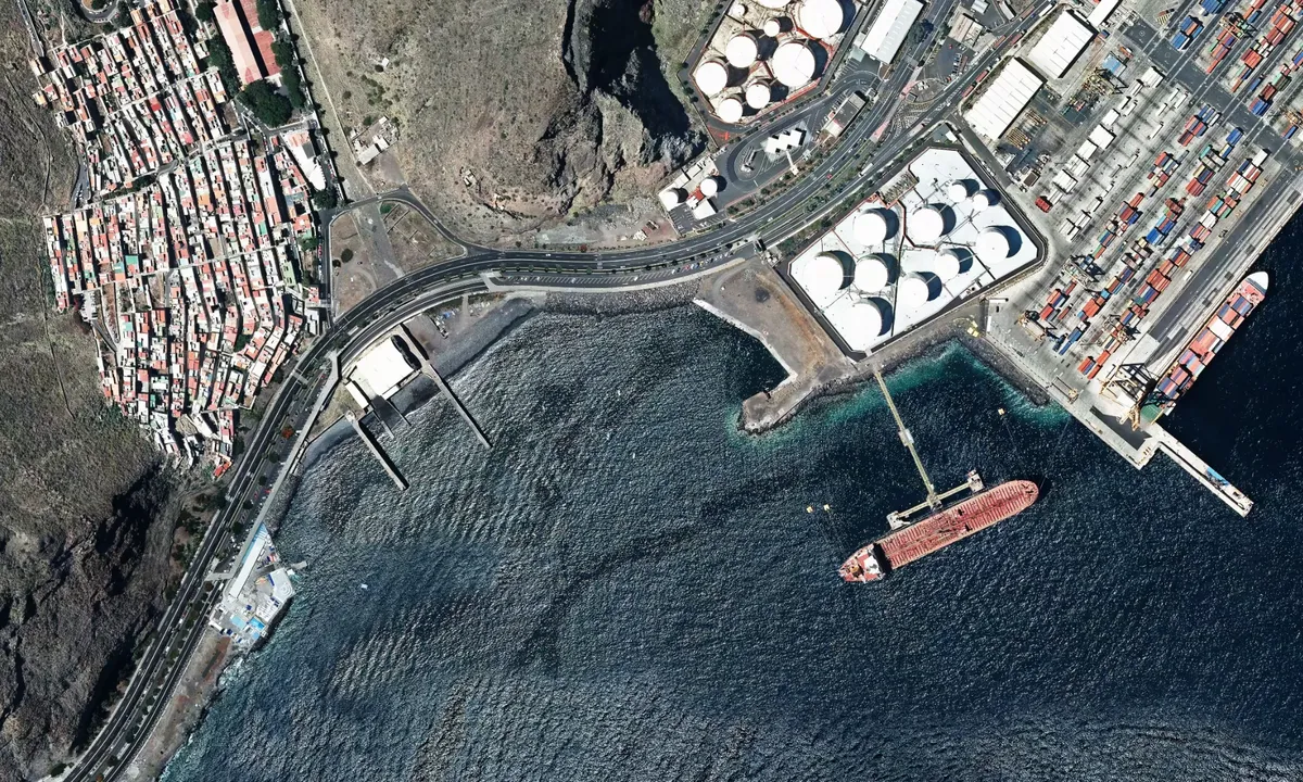 Flyfoto av Playa Valleseco