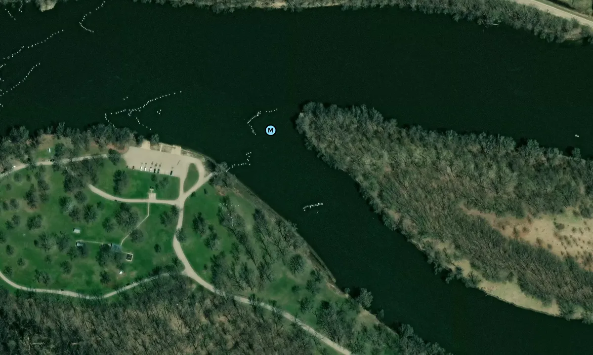 Satelite image of Plum Island