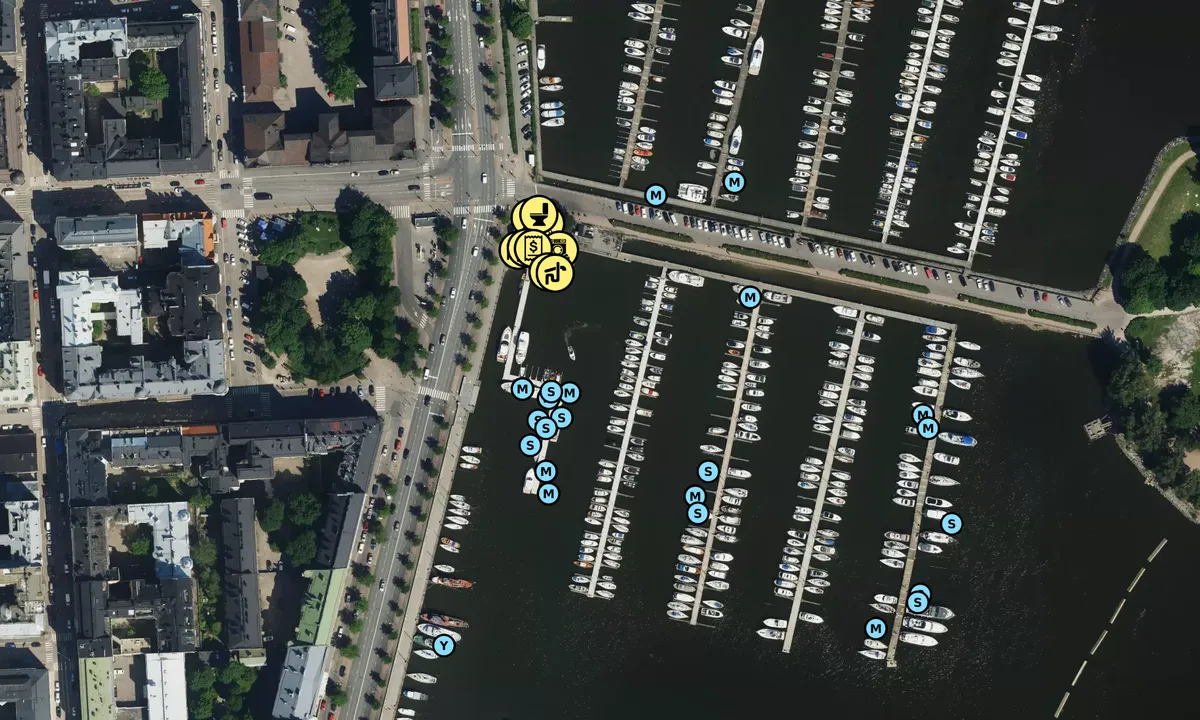 Satelite image of Pohjoisranta Harbour